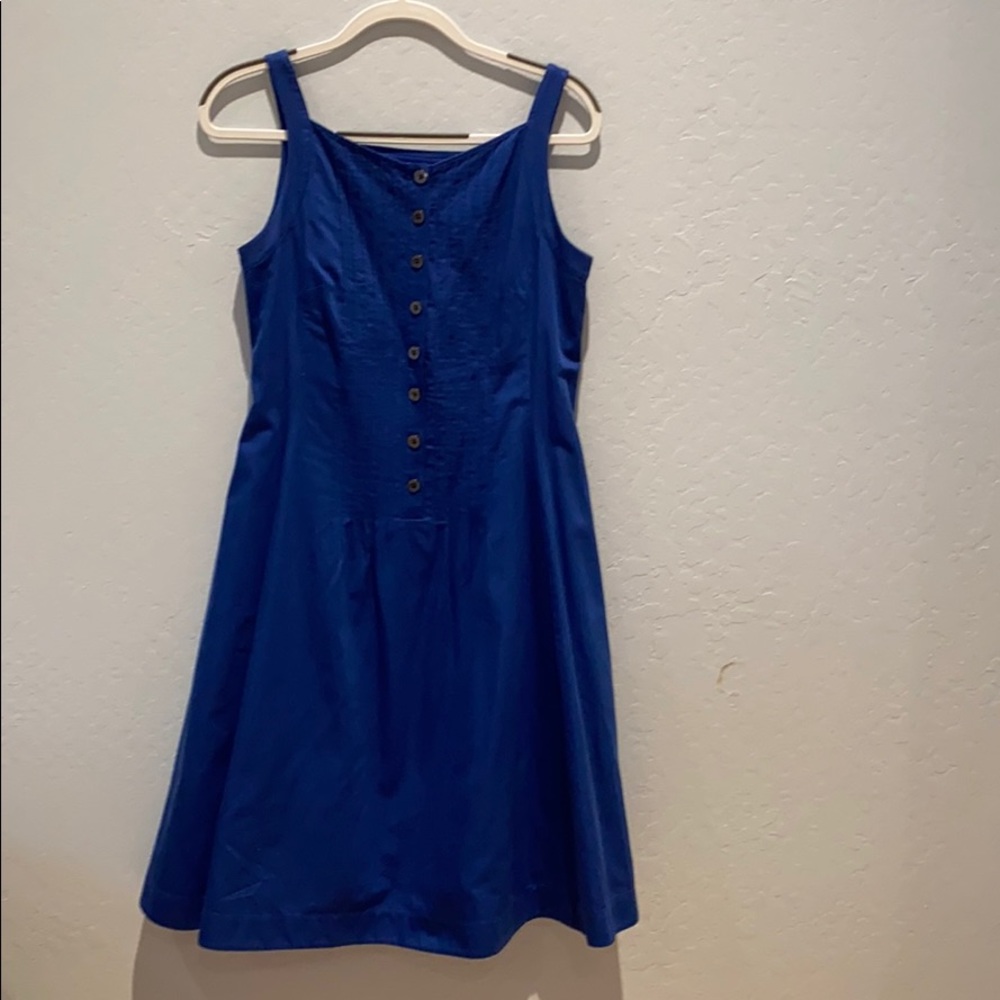 BrooksBrothers blue dress
